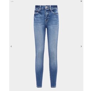 L'AGENCE Margot High Rise Skinny Jeans Blue Medium Wash Denim 28‎ New With Tags